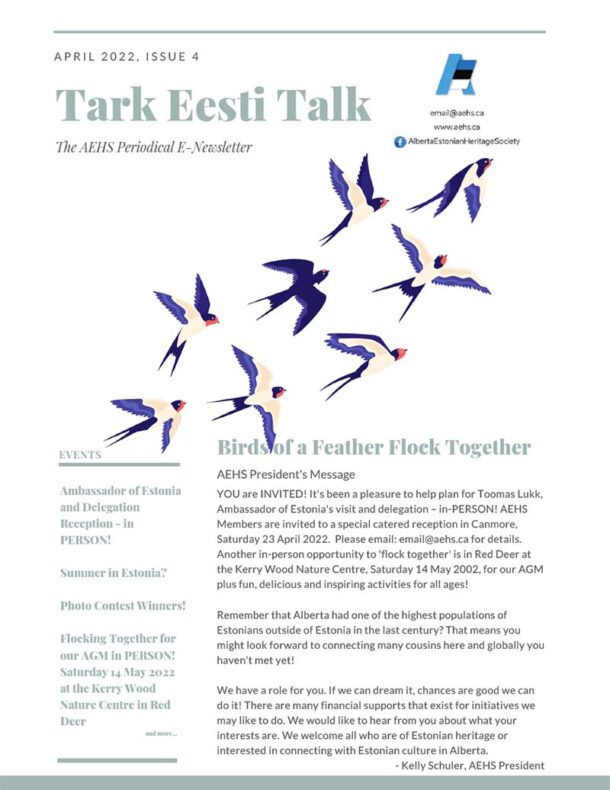 Tark Eesti Talk Issue 4 – April 2022