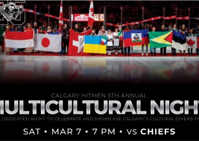 Hitmen Hockey Multicultural Night